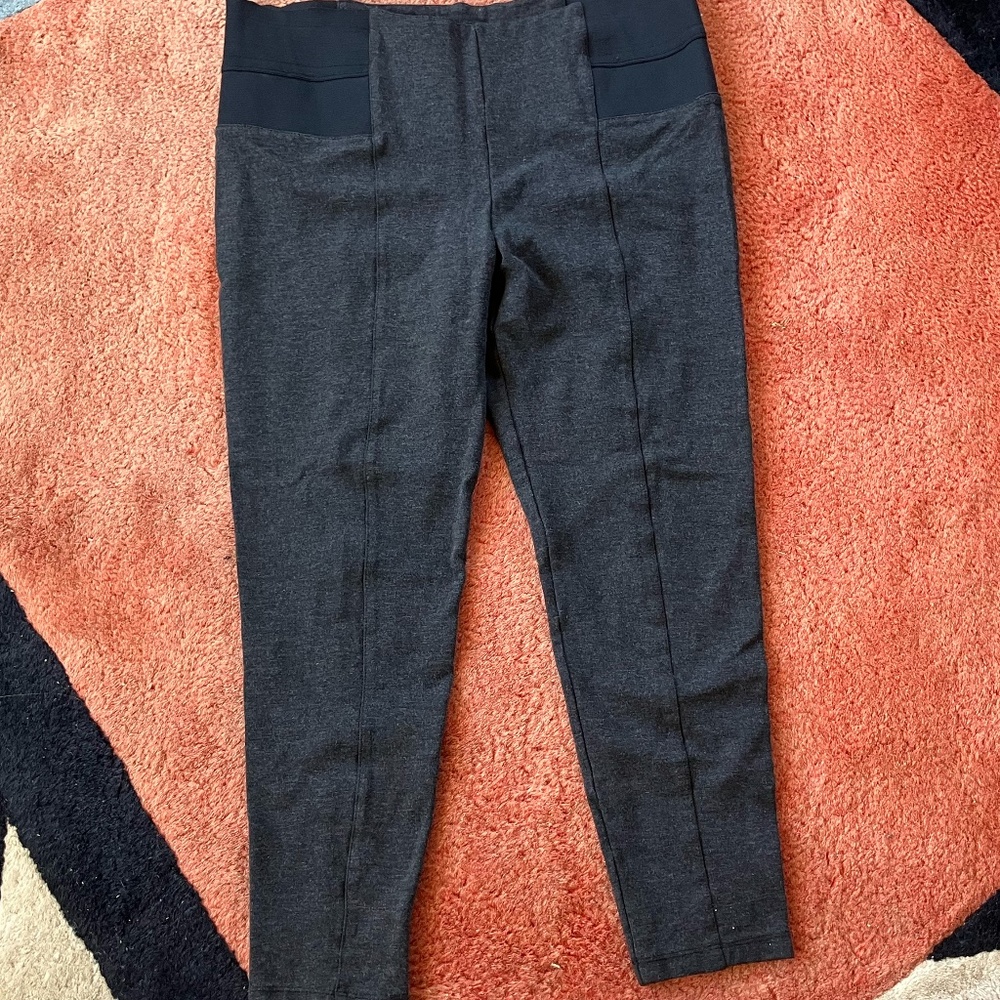 Grey Crop Leggings